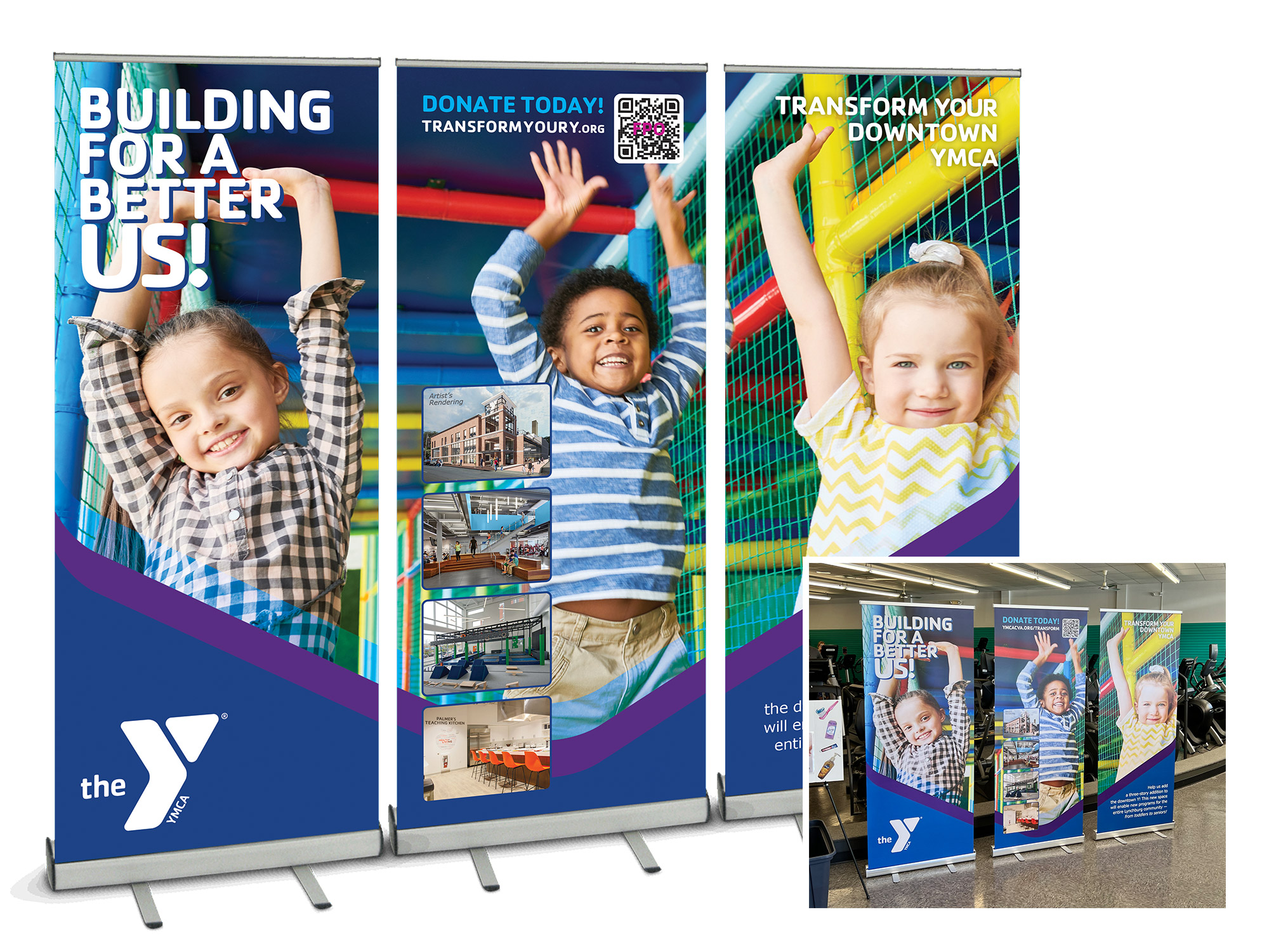 Central Virginia YMCA Display for an Event Example